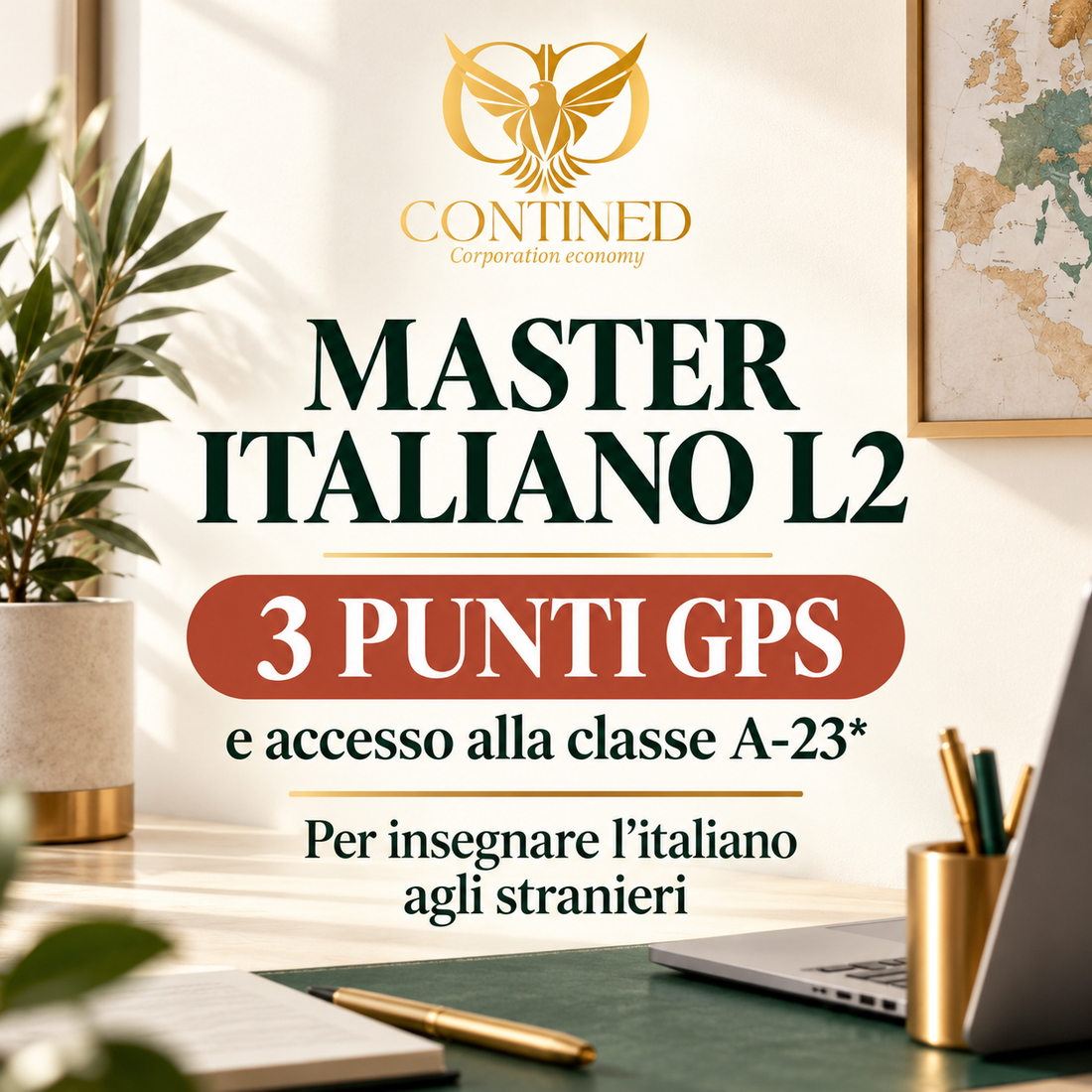 Master Italiano L2 eCampus – 3 Punti GPS | 60 CFU