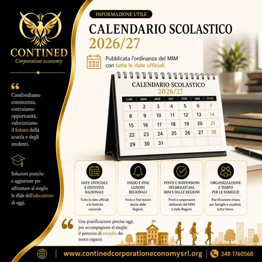 Calendario scolastico 2026/2027: pubblicata l’ordinanza