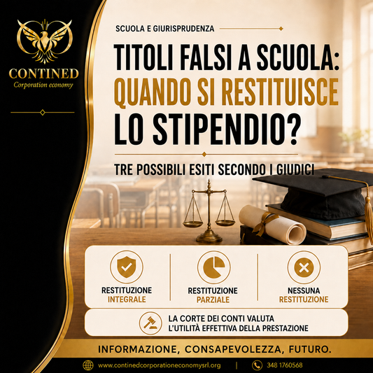 Titoli falsi a scuola: quando si restituisce lo stipendio?
