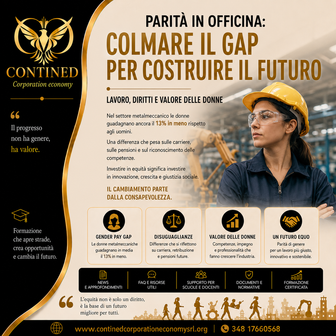 Donne metalmeccaniche, gap retributivo del 13%: il divario salariale resta una sfida