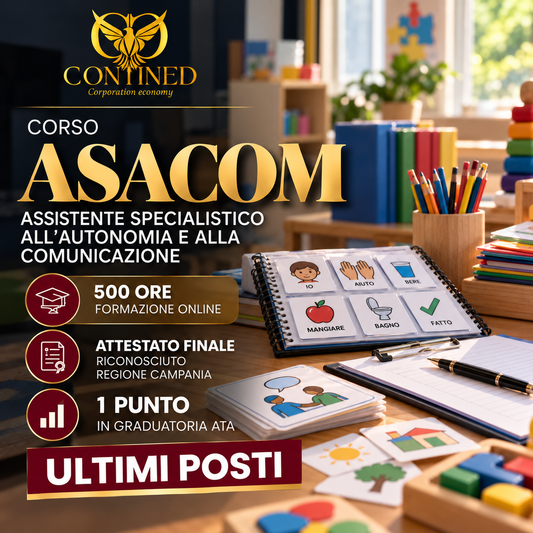 Corso ASACOM Online – 500 Ore | Qualifica Professionale Regione Campania