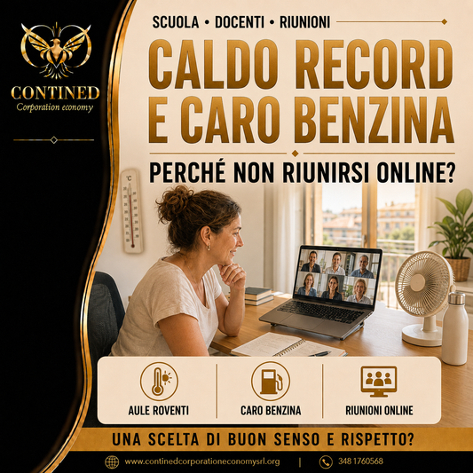Caldo record e caro benzina: riunioni online per tutelare i docenti?