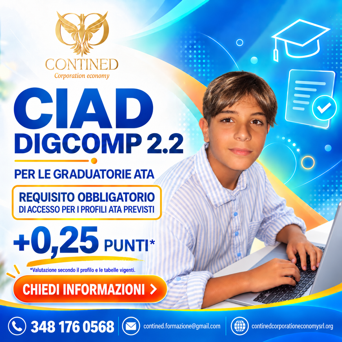 Pacchetto ATA: Certificazione informatica + CIAD DigComp 2.2