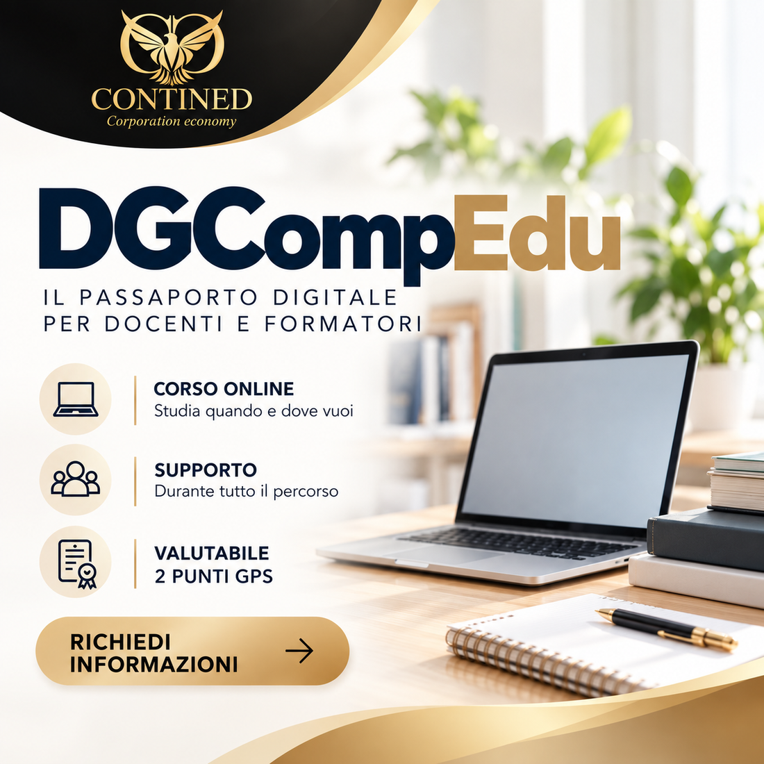 DGCompEdu – Certificazione Informatica per Docenti e Formatori