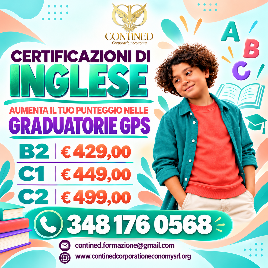 Certificazioni di Inglese B2, C1 e C2 per le Graduatorie GPS