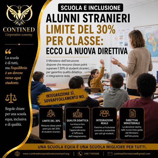 Scuola, limite del 30% di studenti stranieri per classe: la nuova direttiva di Valditara