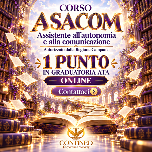 Corso ASACOM Online – Assistente all’Autonomia e alla Comunicazione | 500 Ore