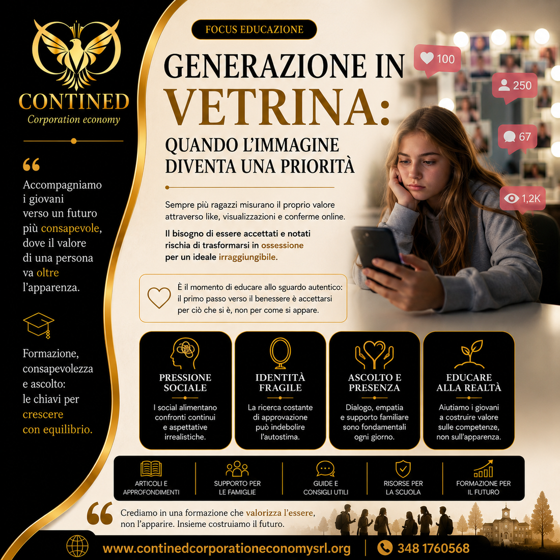 Adolescenti e social: il peso dell’immagine e il ruolo della scuola nell’educazione