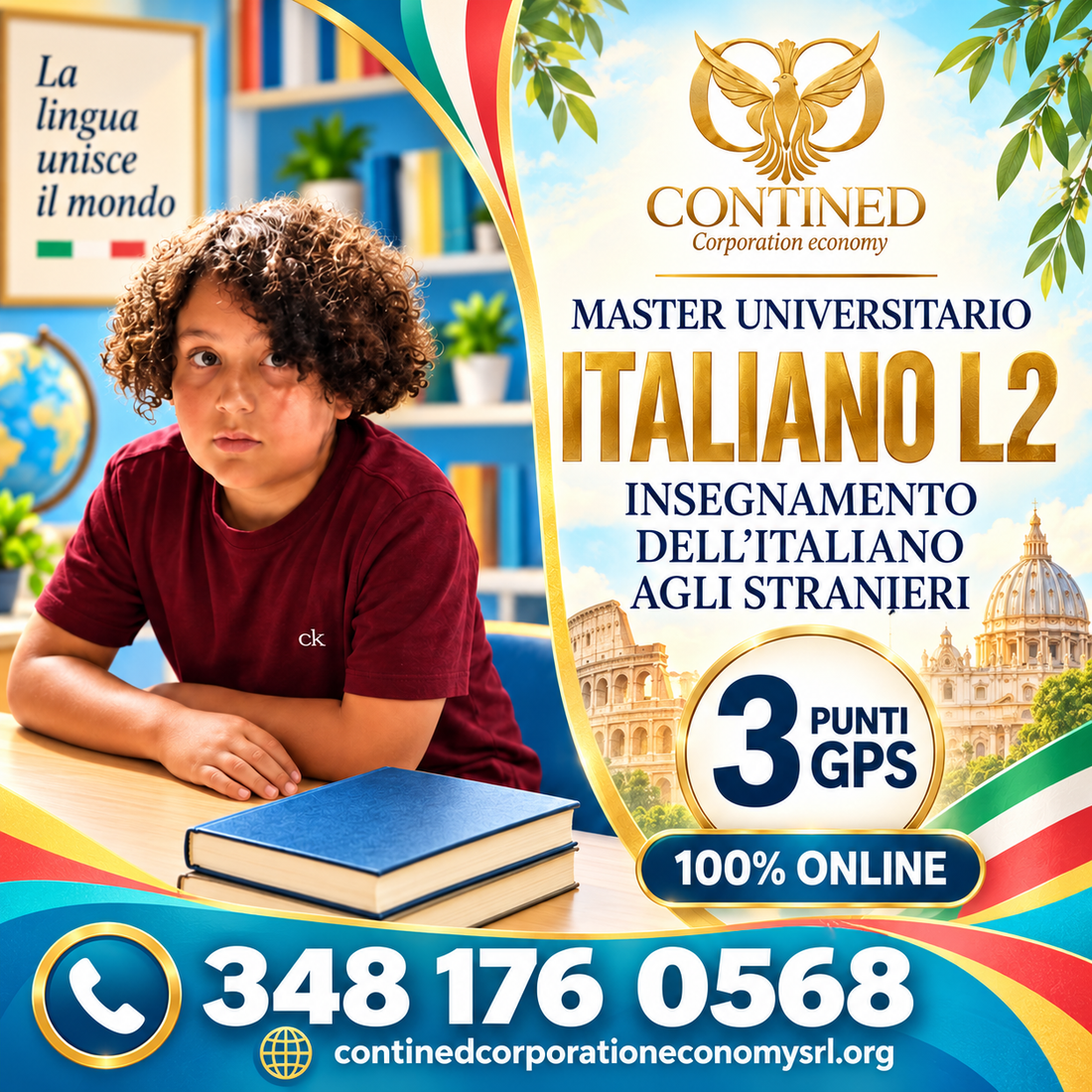Master Universitario Italiano L2 – L’insegnamento dell’Italiano agli Stranieri | 60 CFU e 3 Punti GPSMa