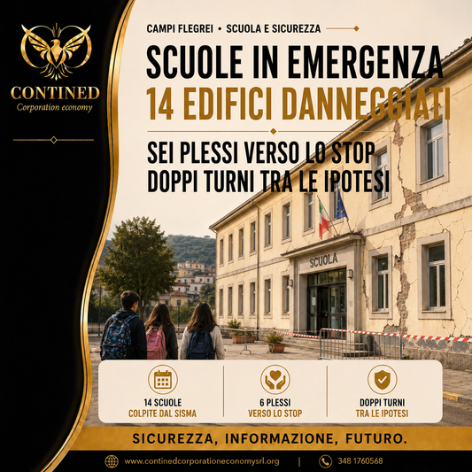 Campi Flegrei: 14 scuole danneggiate dal terremoto