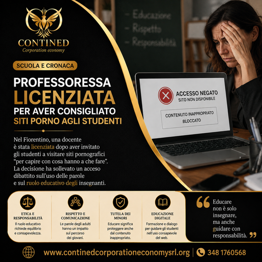 Professoressa licenziata nel Fiorentino: il caso riapre il dibattito sul ruolo della scuola