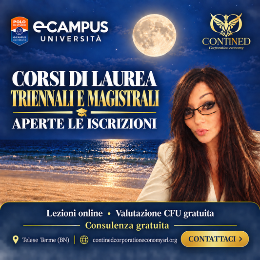 Corsi di laurea eCampus triennali e magistrali con iscrizioni aperte e orientamento Contined