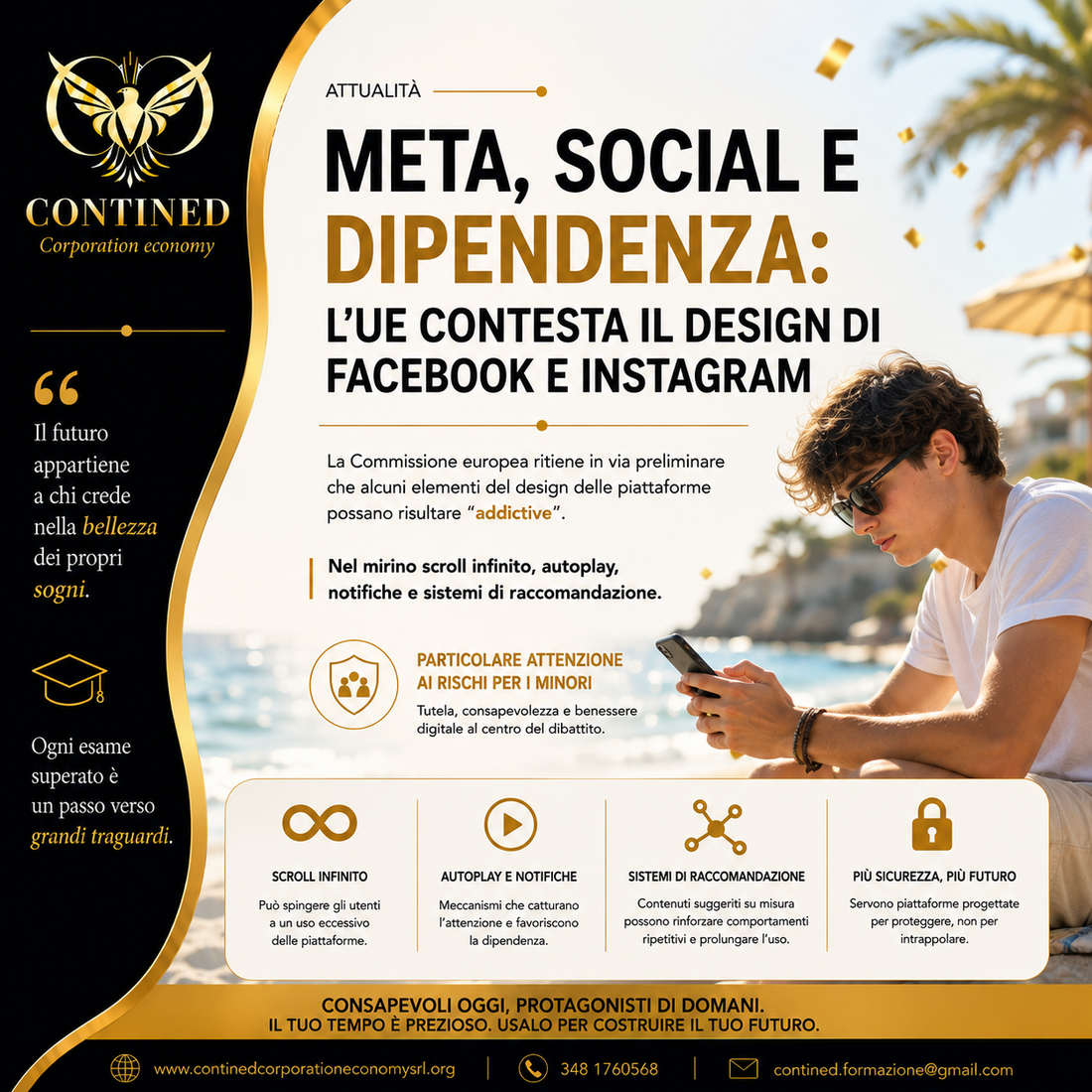 Meta, social e dipendenza: l’UE esamina Facebook e Instagram