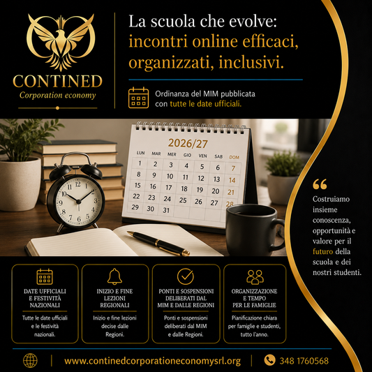 Calendario scolastico 2026/2027: tutte le date ufficiali, festività e novità per famiglie e scuole