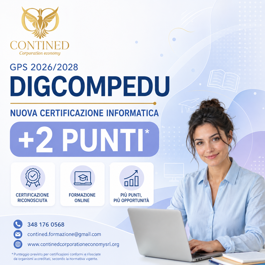 Corso DigCompEdu online: certificazione digitale per docenti e 2 punti nelle GPS 2026/2028