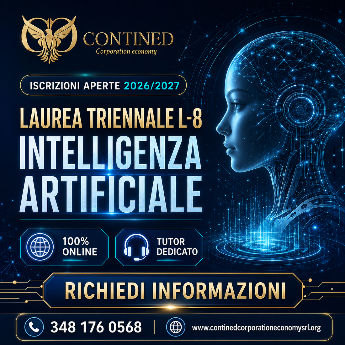 Laurea L-8 in Intelligenza Artificiale e Data Science