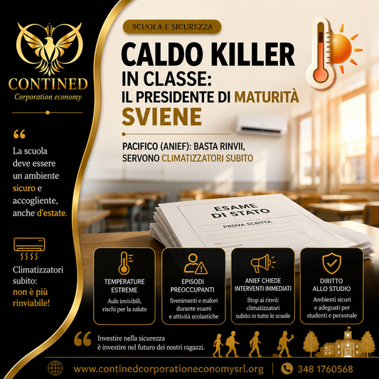Caldo record nelle scuole: presidente di commissione sviene alla Maturità, torna il dibattito sui climatizzatori