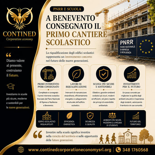 PNRR e scuola: inaugurato a Benevento il primo cantiere scolastico