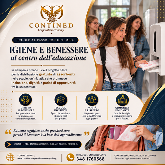 Assorbenti gratis nelle scuole: al via in Campania il progetto pilota per le studentesse