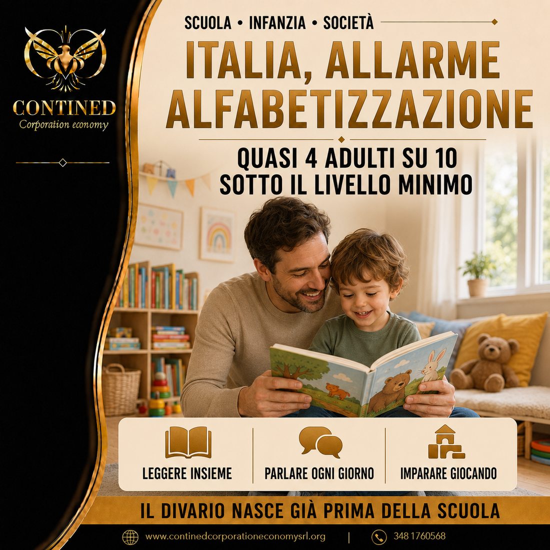 Alfabetizzazione in Italia: quasi 4 adulti su 10 in difficoltà, ma il divario nasce prima della scuola