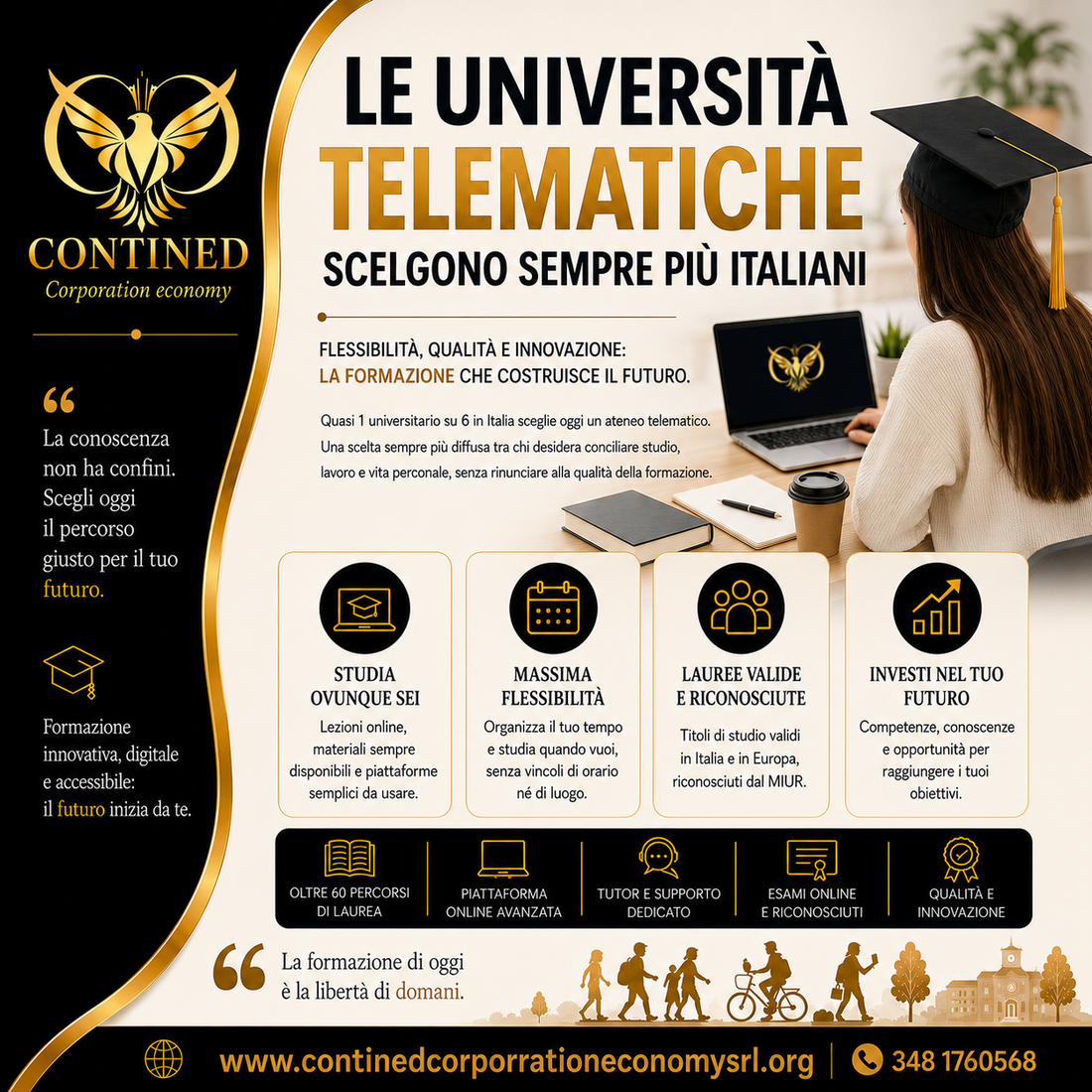 Università, cresce il numero dei laureati: le telematiche trainano la formazione in Italia