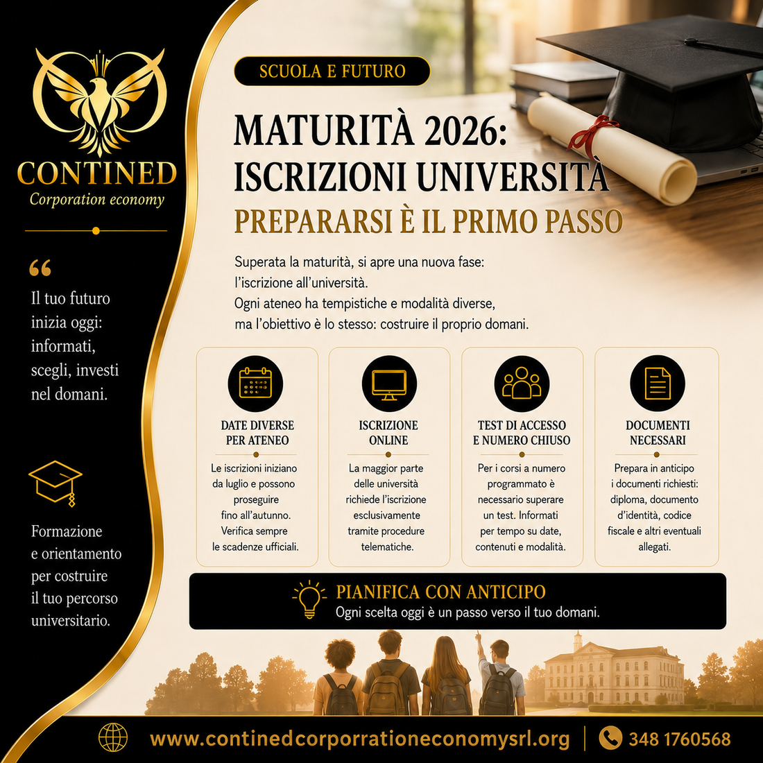Maturità 2026: iscrizione all’università, documenti, scadenze e consigli utili
