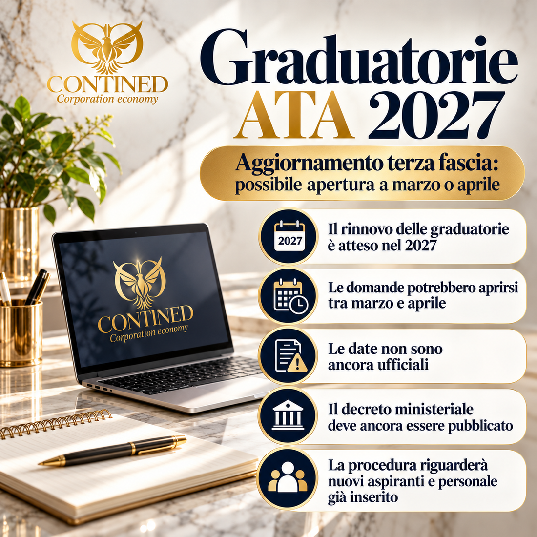 Graduatorie ATA 2027: quando si aggiorna la terza fascia, requisiti e novità