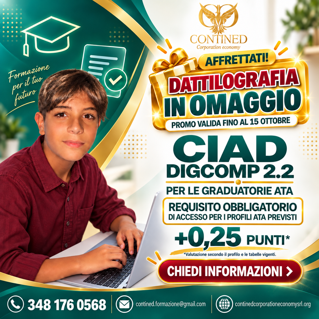 CIAD DigComp 2.2 per graduatorie ATA | Dattilografia in omaggio