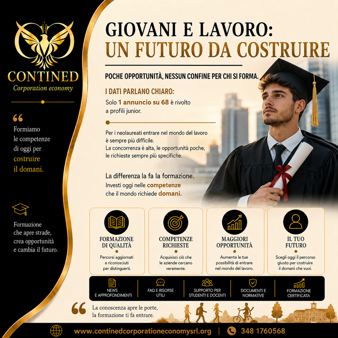 Neolaureati e lavoro: solo un annuncio su 68 è rivolto ai profili junior