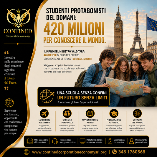 420 milioni di euro per gli studenti italiani in Europa: il nuovo piano per studiare all’estero
