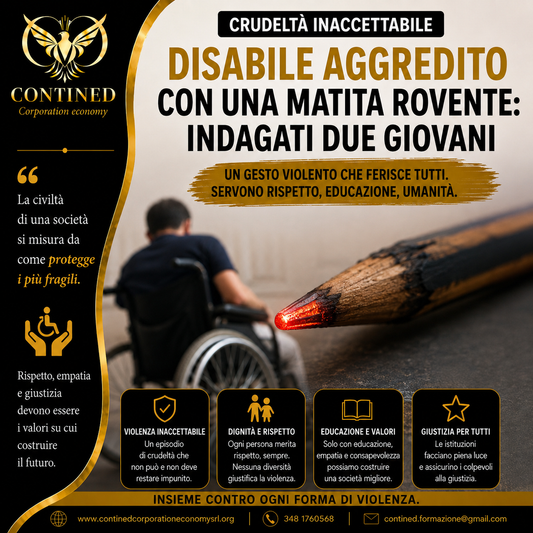 Disabile aggredito e ferito con una matita arroventata: indagati due minorenni