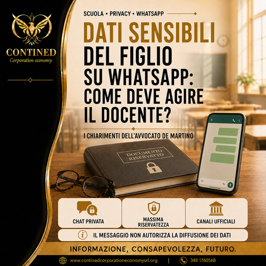 Dati sensibili su WhatsApp: cosa deve fare il docente?