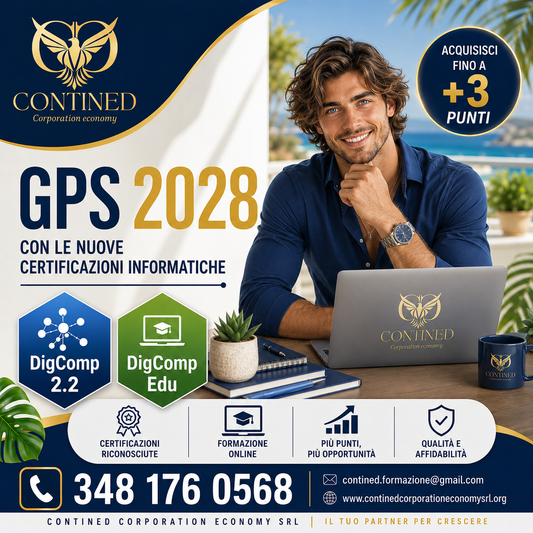 GPS 2026/2028: DigComp 2.2 e DigCompEdu fino a 3 Punti