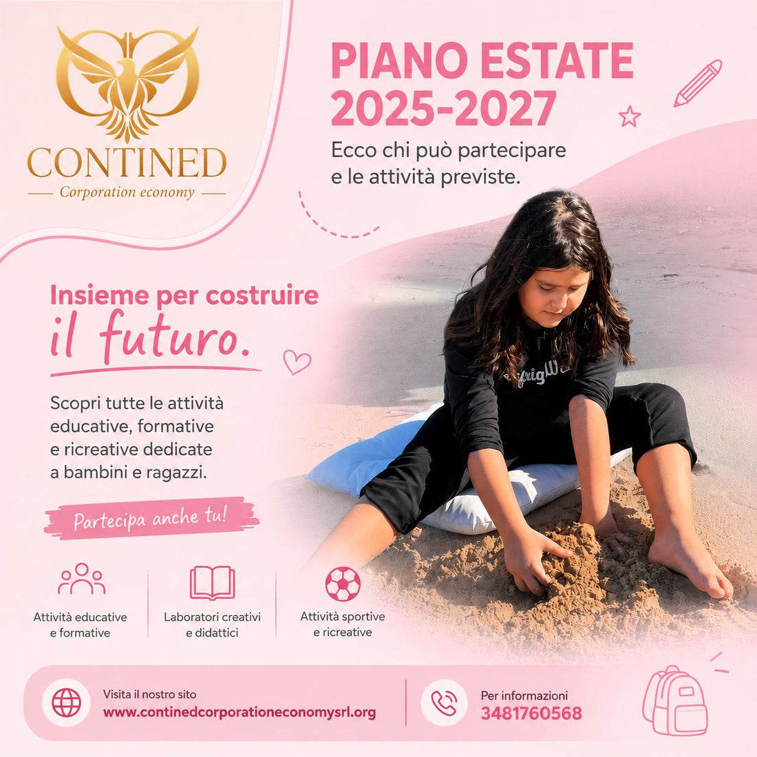 Piano Estate 2025-2027: fondi alle scuole per attività educative, sportive e laboratori estivi