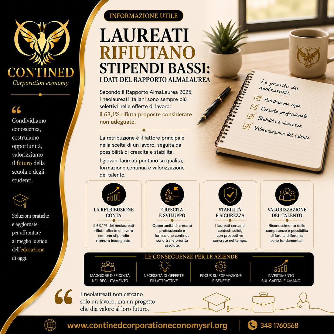 Laureati sempre più selettivi: perché gli stipendi bassi non bastano più